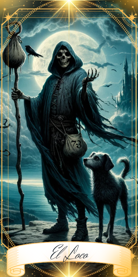 El Loco - Arcano Mayor del tarot de la bruja Kedwyn