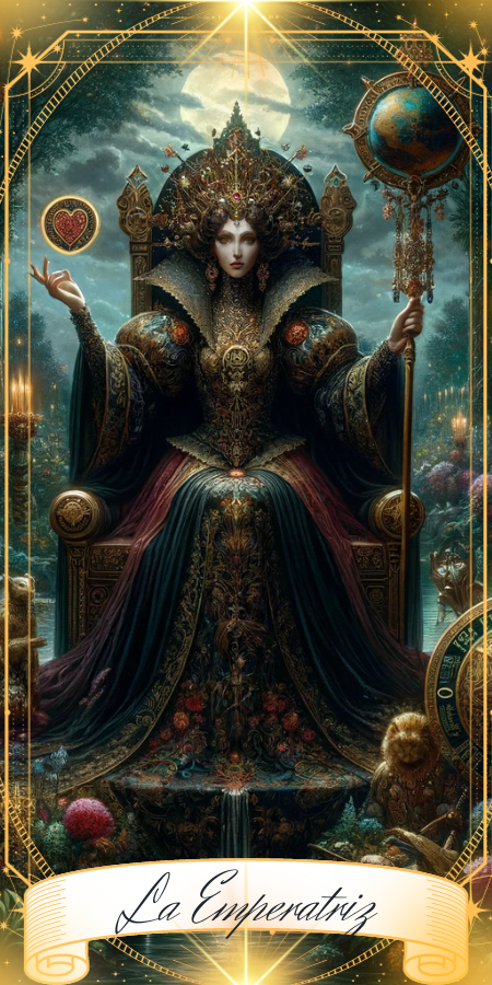 La Emperatriz - Arcano Mayor del tarot de la bruja Kedwyn